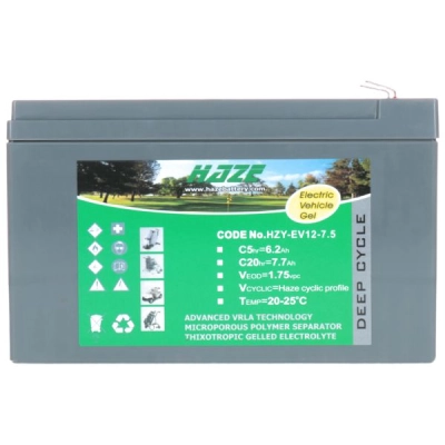 Akumulator HAZE HZY EV 12 - 7,5 GEL